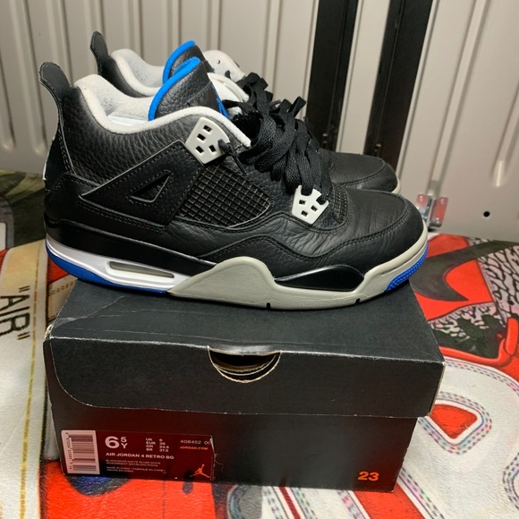 Nike Air Jordan 4 Retro GS "Alternate Motorsport" - Picture 1 of 7
